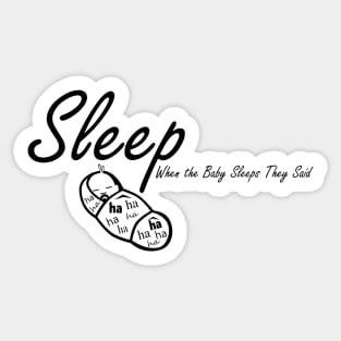 Funny Gift for Mom or Dad New Baby Sticker